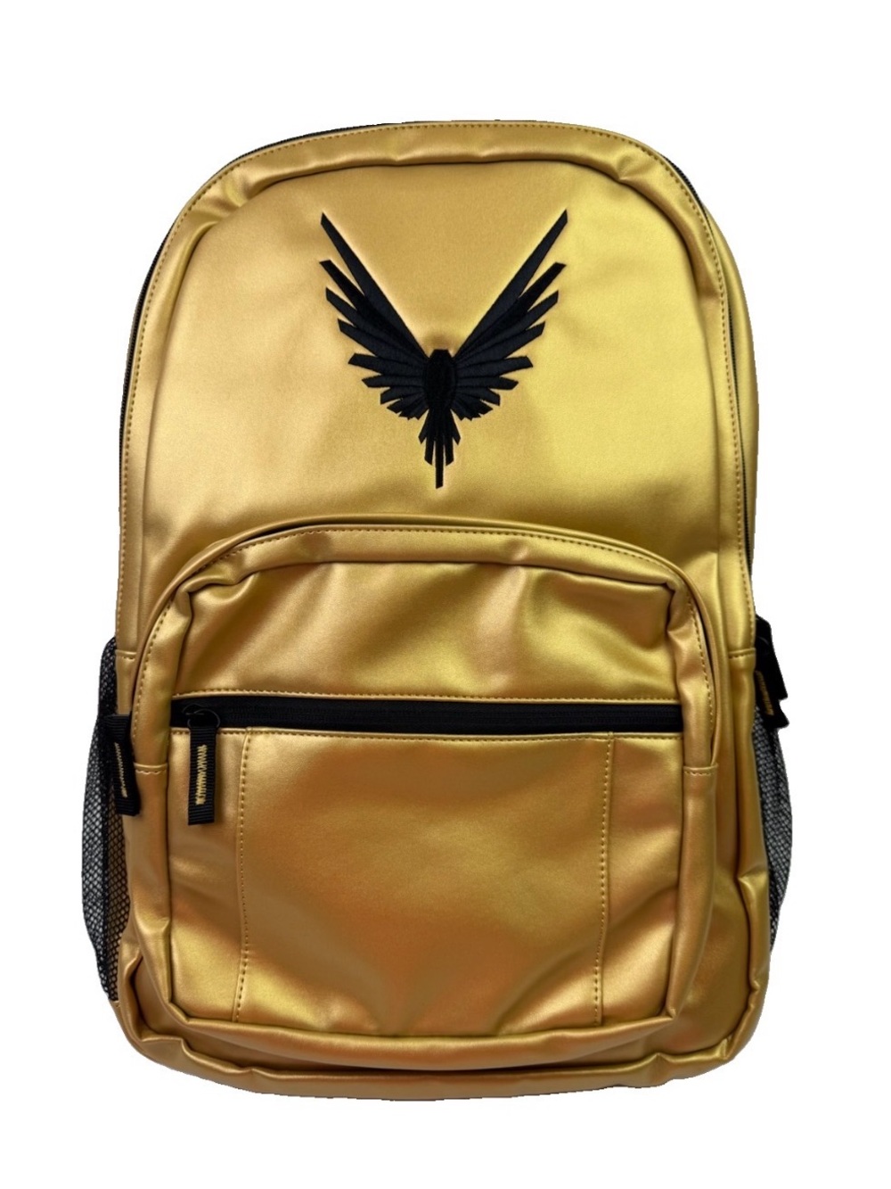 Logan Paul Maverick Gold Metallic Backpack Limited Edition Official Merch Bookba